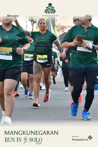Race photo from Mangkunegaran Run 2024