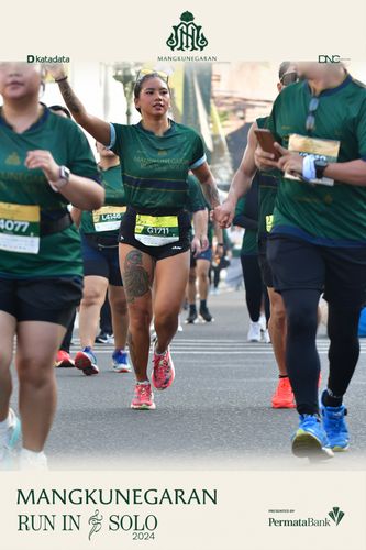 Race photo from Mangkunegaran Run 2024