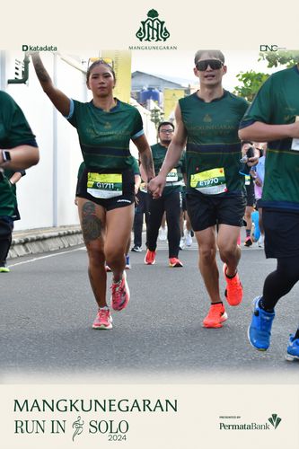 Race photo from Mangkunegaran Run 2024
