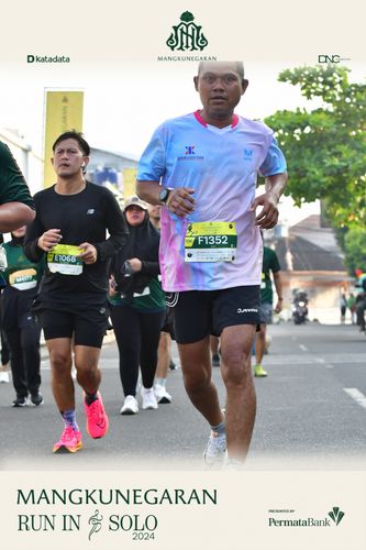 Race photo from Mangkunegaran Run 2024