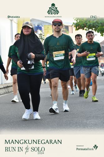 Race photo from Mangkunegaran Run 2024