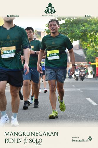 Race photo from Mangkunegaran Run 2024
