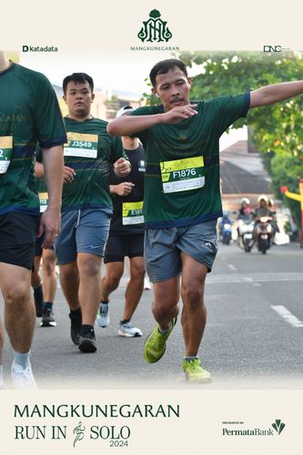 Race photo from Mangkunegaran Run 2024