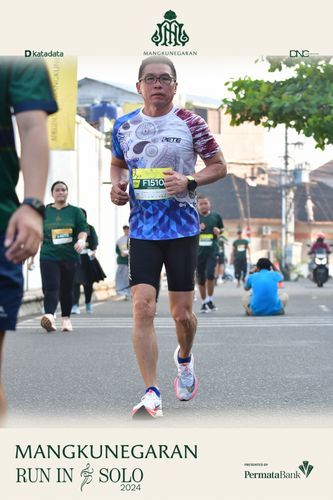 Race photo from Mangkunegaran Run 2024
