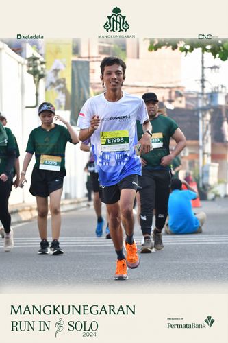 Race photo from Mangkunegaran Run 2024