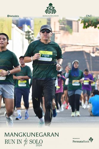 Race photo from Mangkunegaran Run 2024