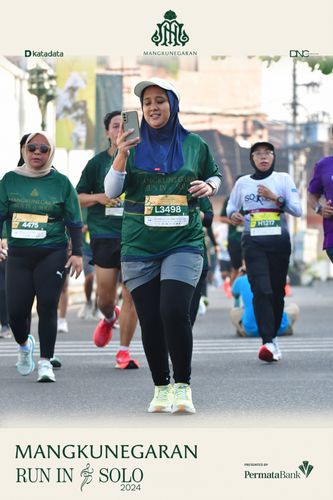 Race photo from Mangkunegaran Run 2024