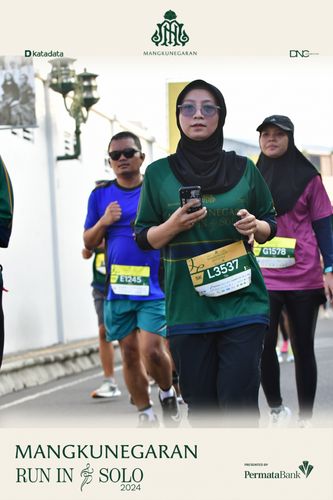 Race photo from Mangkunegaran Run 2024