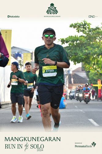 Race photo from Mangkunegaran Run 2024