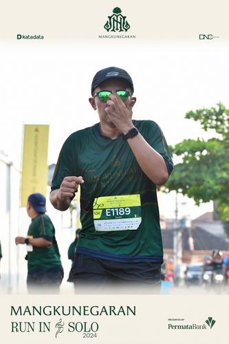 Race photo from Mangkunegaran Run 2024