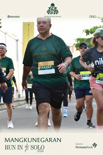 Race photo from Mangkunegaran Run 2024
