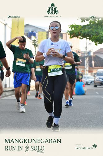 Race photo from Mangkunegaran Run 2024
