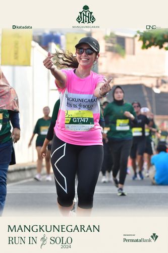 Race photo from Mangkunegaran Run 2024