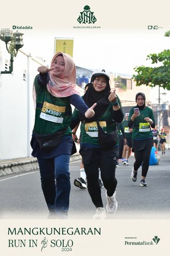 Race photo from Mangkunegaran Run 2024