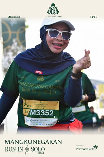 Race photo from Mangkunegaran Run 2024
