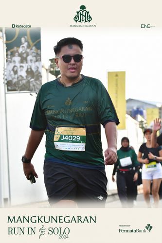 Race photo from Mangkunegaran Run 2024