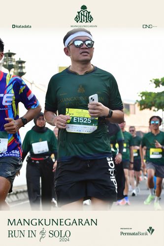 Race photo from Mangkunegaran Run 2024