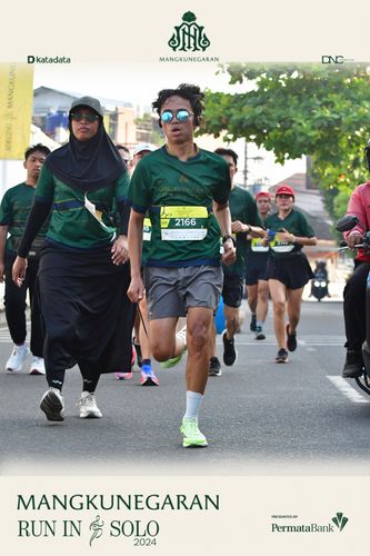 Race photo from Mangkunegaran Run 2024