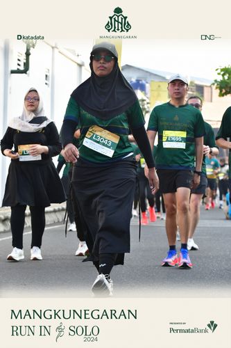 Race photo from Mangkunegaran Run 2024