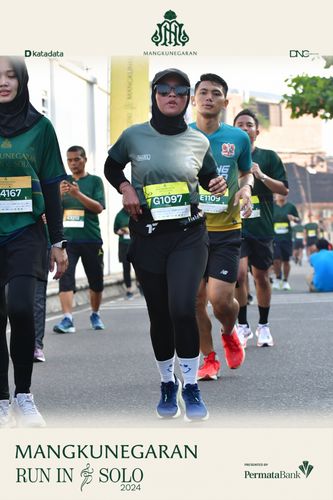 Race photo from Mangkunegaran Run 2024