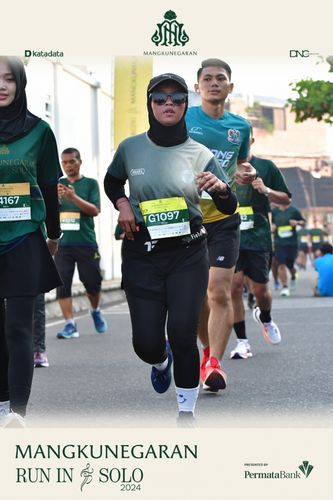 Race photo from Mangkunegaran Run 2024