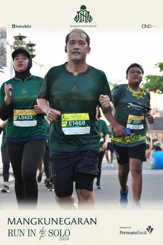Race photo from Mangkunegaran Run 2024