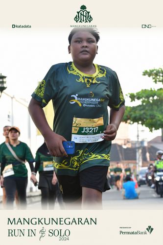 Race photo from Mangkunegaran Run 2024