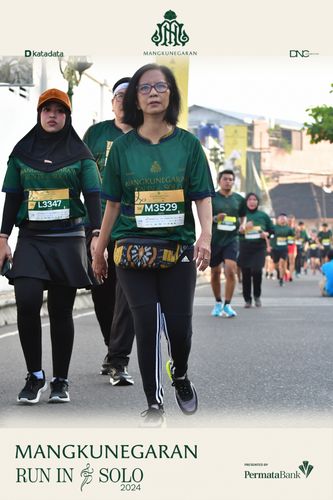 Race photo from Mangkunegaran Run 2024