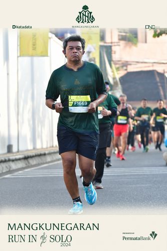 Race photo from Mangkunegaran Run 2024