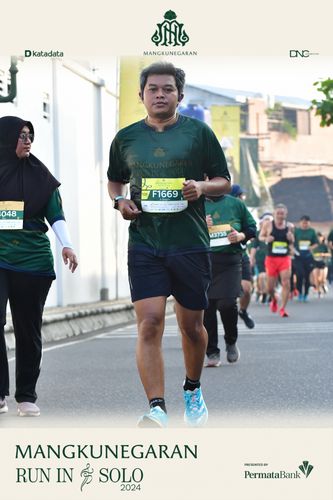 Race photo from Mangkunegaran Run 2024
