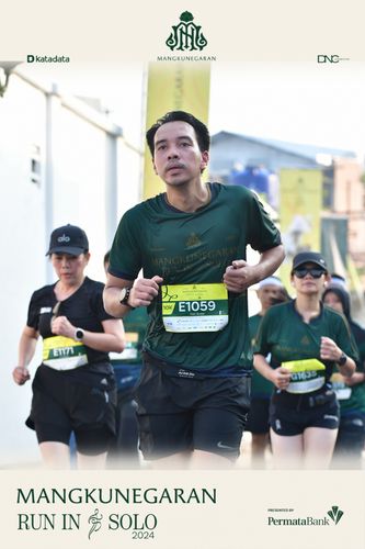 Race photo from Mangkunegaran Run 2024