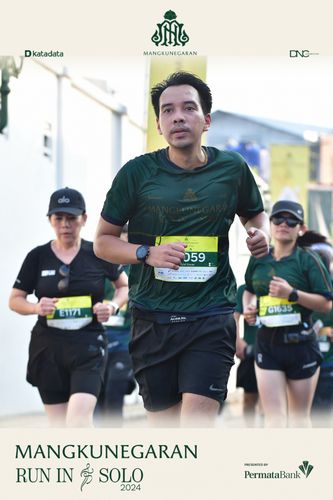 Race photo from Mangkunegaran Run 2024