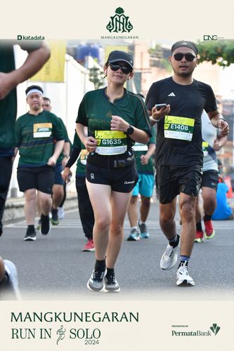 Race photo from Mangkunegaran Run 2024