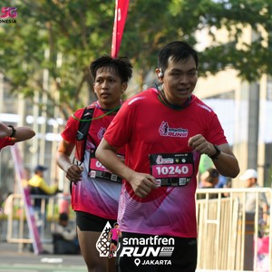 Race photo from SMARTFREN RUN 2026