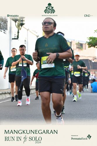 Race photo from Mangkunegaran Run 2024