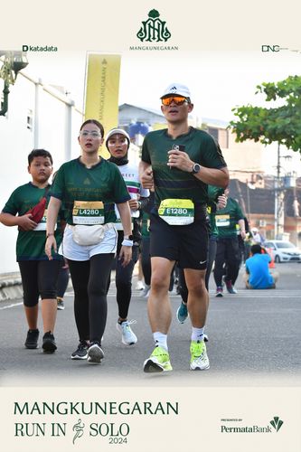 Race photo from Mangkunegaran Run 2024