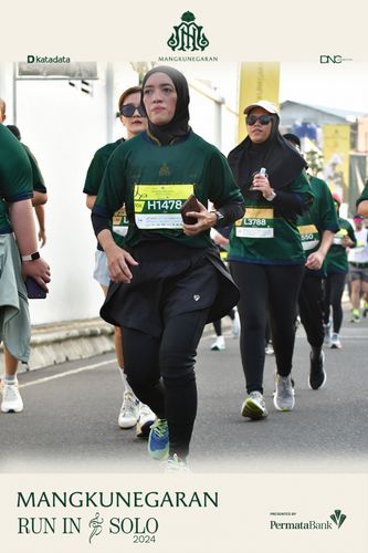 Race photo from Mangkunegaran Run 2024