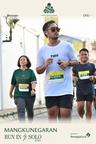 Race photo from Mangkunegaran Run 2024