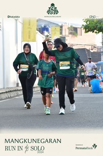 Race photo from Mangkunegaran Run 2024