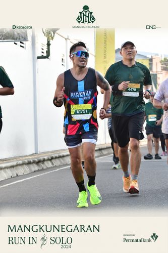 Race photo from Mangkunegaran Run 2024