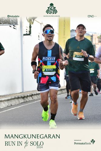 Race photo from Mangkunegaran Run 2024