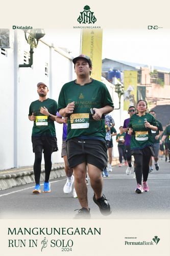 Race photo from Mangkunegaran Run 2024