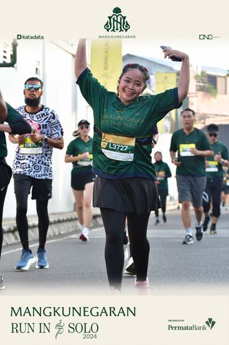 Race photo from Mangkunegaran Run 2024
