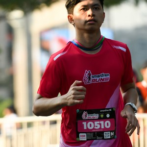 Race photo from SMARTFREN RUN 2026
