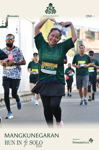 Race photo from Mangkunegaran Run 2024