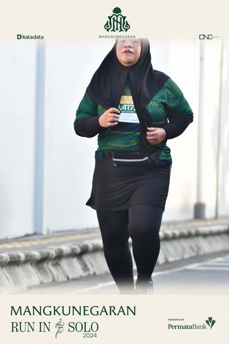 Race photo from Mangkunegaran Run 2024