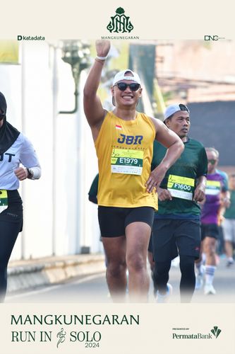 Race photo from Mangkunegaran Run 2024