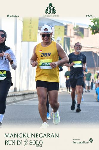 Race photo from Mangkunegaran Run 2024