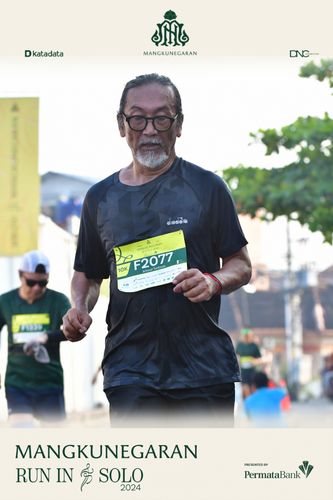 Race photo from Mangkunegaran Run 2024