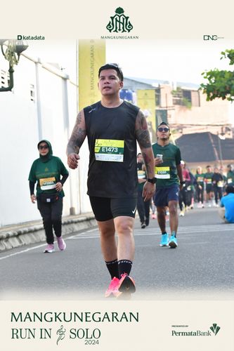 Race photo from Mangkunegaran Run 2024